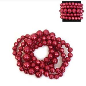 🔥2 for $10🔥NWT-5-LINE PEARL STRETCH BRACELET